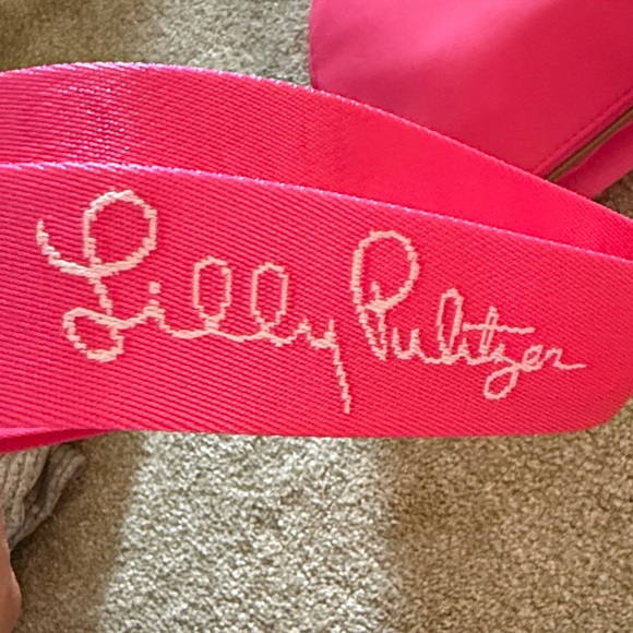 Lilly Pulitzer Neoprene Bright Pink Crossbody Bag - Picture 5 of 7